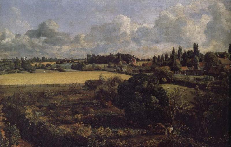 John Constable The Kitchen Garden at East Bergholt House,Essex oil painting image